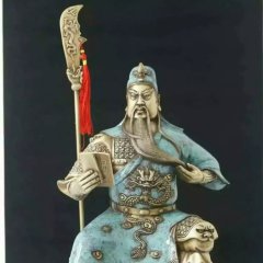 關(guān)帝圣君銅雕，鑄銅關(guān)帝圣君雕塑