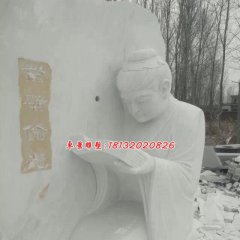 鑿壁偷光石雕，古代人物石雕