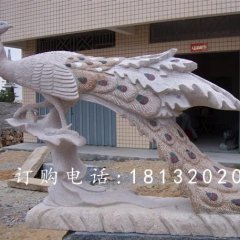 孔雀石雕，公園動物石雕