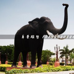 廣場大象雕塑，玻璃鋼仿真動物