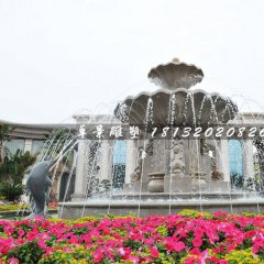 噴泉石雕，公園歐式噴泉石雕