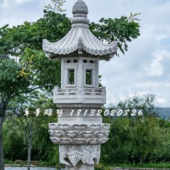 石燈雕塑，公園景觀石雕