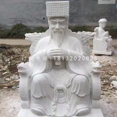 龍王石雕，漢白玉神仙雕塑