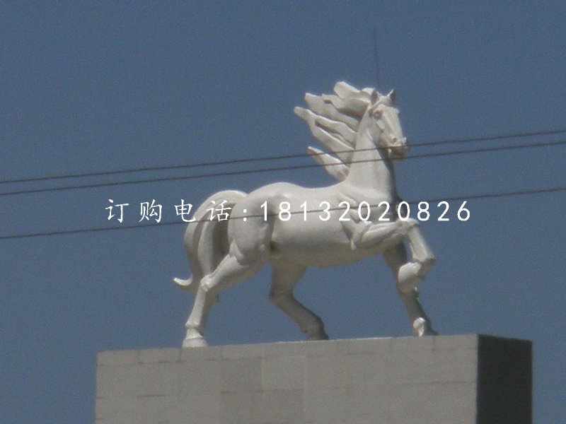 玻璃鋼馬雕塑，廣場動物雕塑