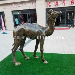 小駱駝銅雕公園動(dòng)物銅雕