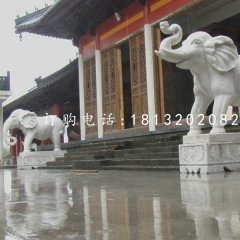 大象石雕寺廟動(dòng)物雕塑