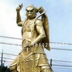 雷神銅雕，廣場(chǎng)神仙銅雕