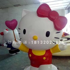 hellokitty雕塑  玻璃鋼卡通動物雕塑