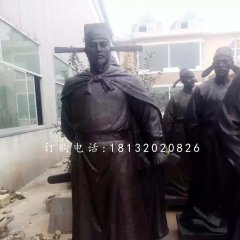 文天祥銅雕，古代人物銅雕