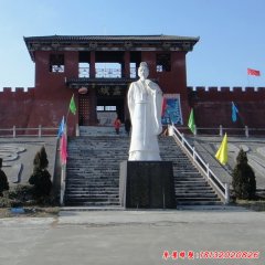 紀念館古代名人范蠡石雕