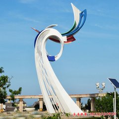 不銹鋼公園景觀海浪