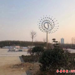 不銹鋼公園鏤空向日葵