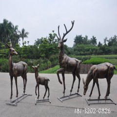 景區(qū)動物銅雕鹿